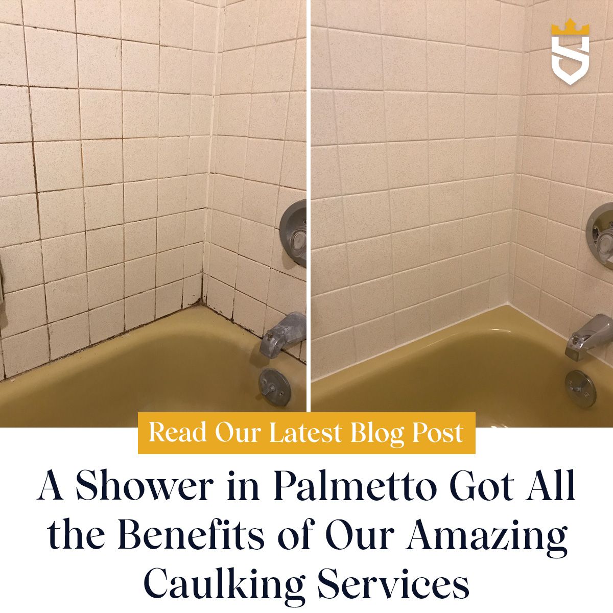 A Shower in Palmetto Got All the Benefits of Our Amazing Caulking Services